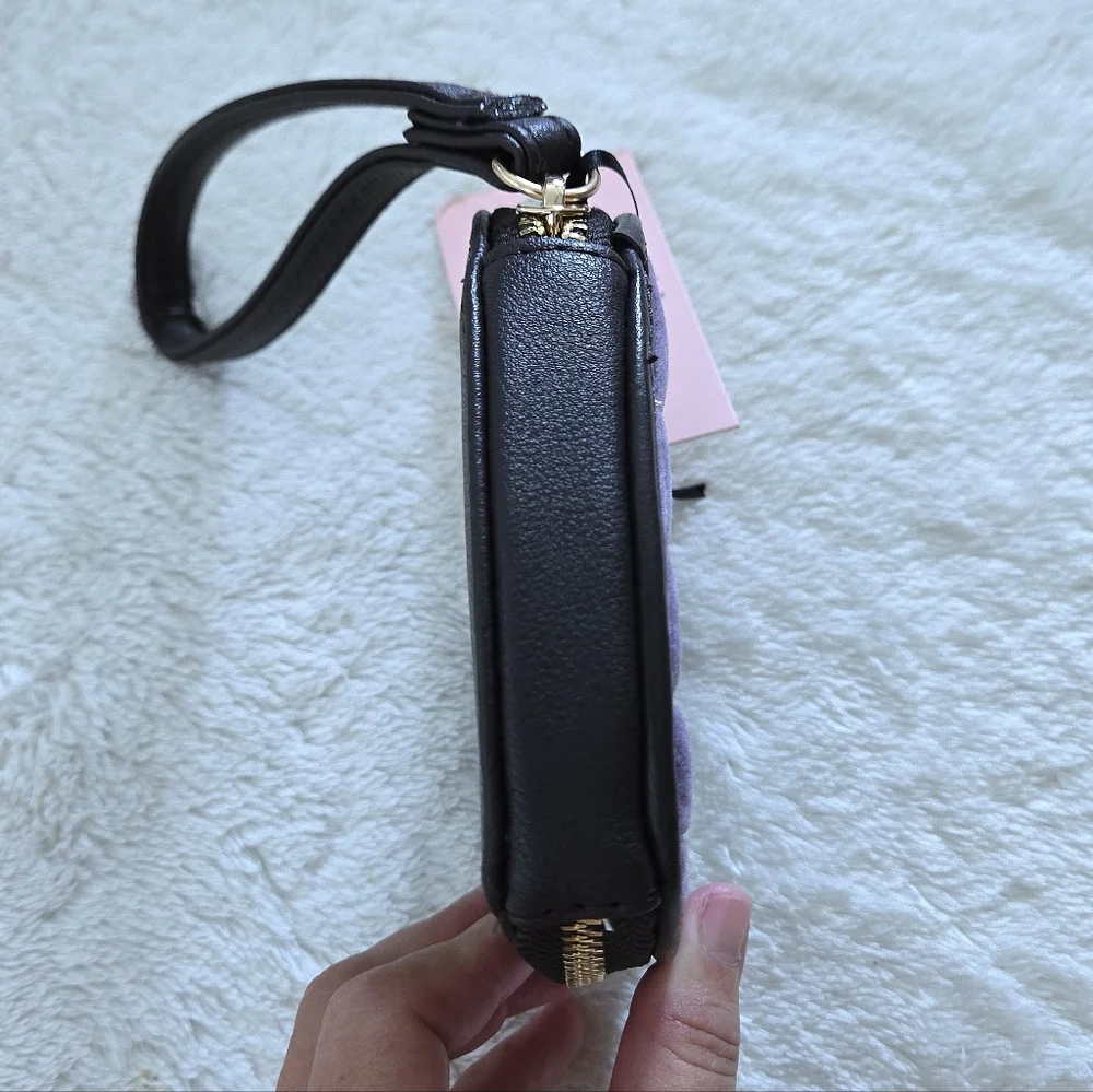Juicy🍊 Couture Dusty Violet💜 Royal👑 Couture Heart🩷 Zip Around Coin Purse - Picture 6 of 16